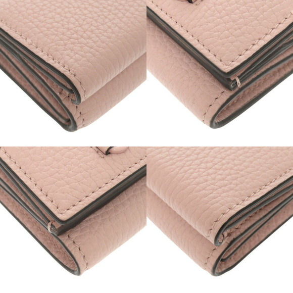 GUCCI Pink Leather Horsebit Wallet - Picture 4 of 11